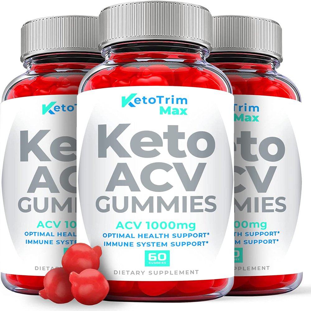 (3 Pack) Keto Trim Max Keto ACV Gummies - Supplement for Weight Loss - Energy & Focus Boosting Dietary Supplements for Weight Management & Metabolism - Fat Burn - 180 Gummies - Nutricity.com.au