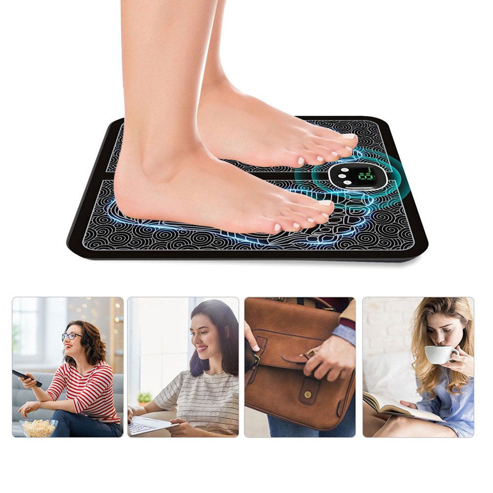 Chamoist Foot Massagers for Neuropathy Pain Relief and Circulation, Whole Body Massager for Neuropathy,Foldable Legs & Feet Massager Pad with 8 Modes, 18 Levels, for Those Who Stand and Work All Day