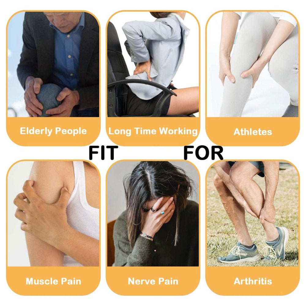 Electric Feet Massager Physiotherapeutic Device for Body Muscle Pain Relief and Neuropathy, Foot Legs Circulation Reflexology Machine for Ankles Knee and Calf