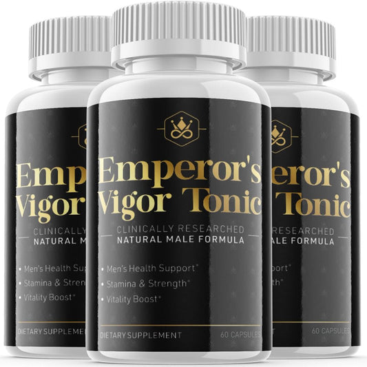 (3 Pack) Emperor'S Vigor Tonic - Dietary Supplement - 180 Capsules - Nutricity.com.au