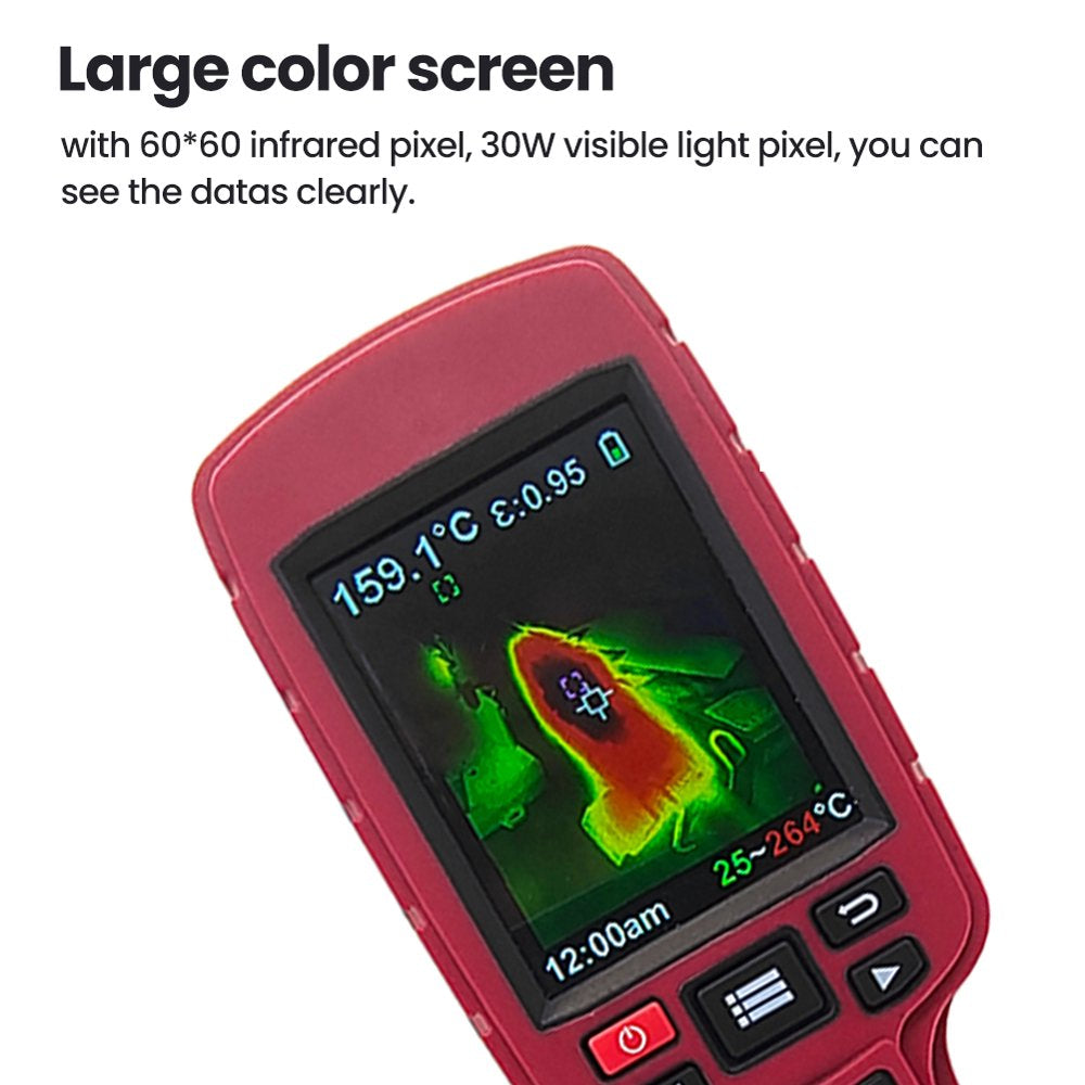 Docooler 60 * 60 Pixel Portable Infrared Thermal Imager Handheld Clear Definition Imaging Camera Temperature Measurement Instrument