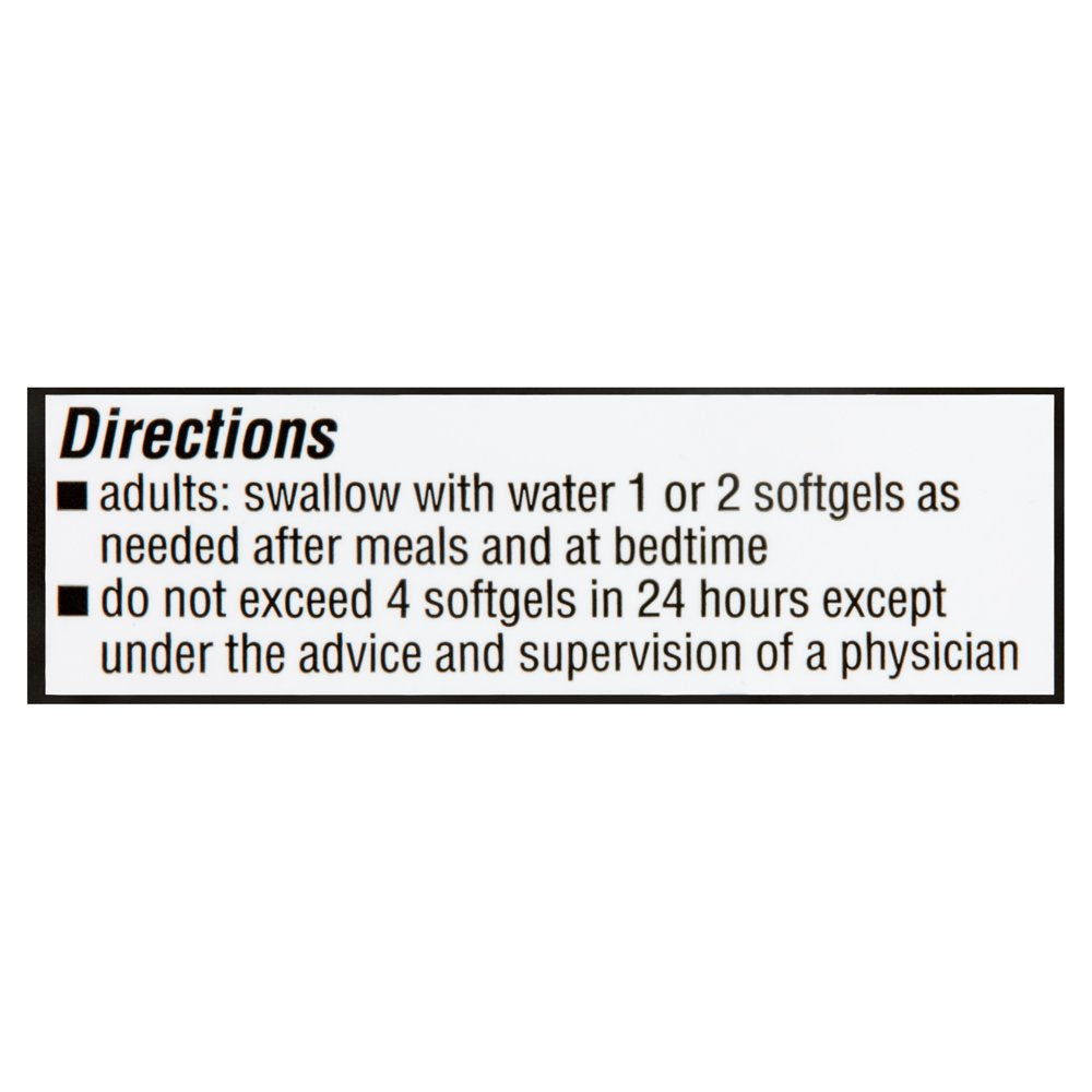 Equate Extra Strength Gas Relief Softgels Value Size, 125 Mg, 150 Count