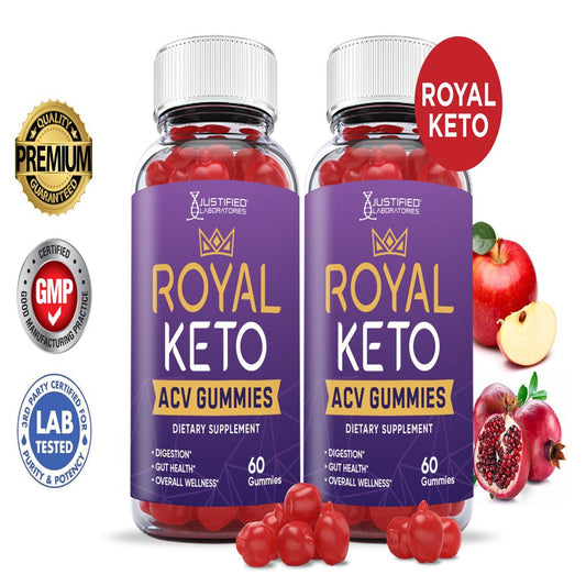 (2 Pack) Royal Keto ACV Gummies 1000MG Dietary Supplement 120 Gummys - Nutricity.com.au