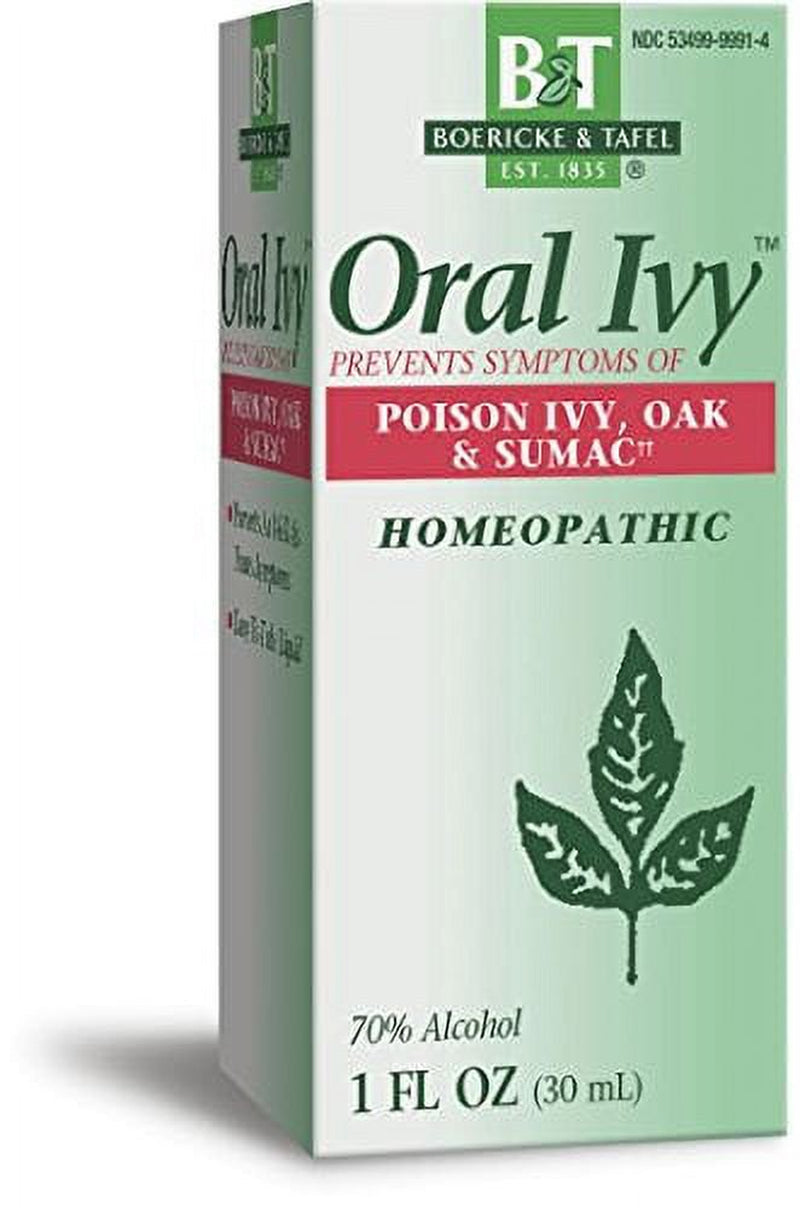 B&T Oral Ivy Relieves Symptoms of Poison Ivy, Oak & Sumac Homeopathic 1 Oz. (Nature'S Way Brands)