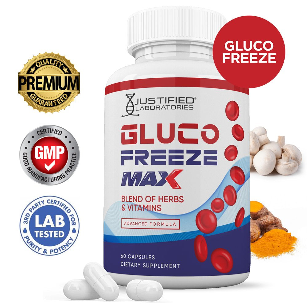 Glucofreeze Max Advanced Formula 1295MG 60 Capsules