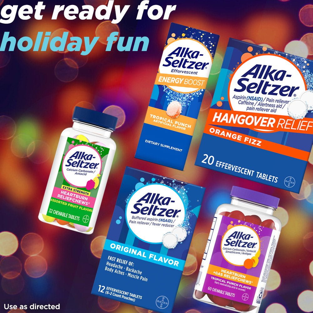 Alka-Seltzer Original Effervescent Tablets, 24 Ct