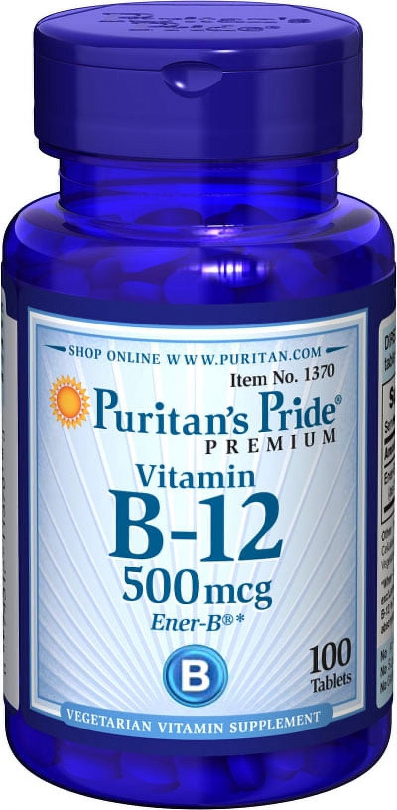 Puritan'S Pride Vitamin B-12 500Mcg - 100 Tablets