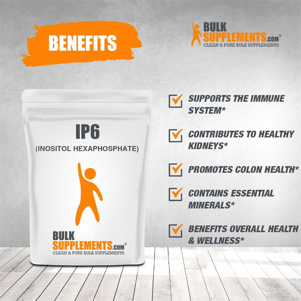 Bulksupplements.Com Inositol Hexaphosphate Powder - IP6 Inositol - Immune Support Powder - Iron Phosphate Supplement - Blood Booster (100 Grams - 3.5 Oz)