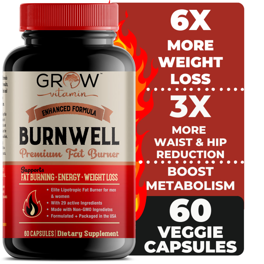 Belly Fat Burner - Natural Weight Loss Pills for Stomach Fat - for Men & Women 60 Capsule