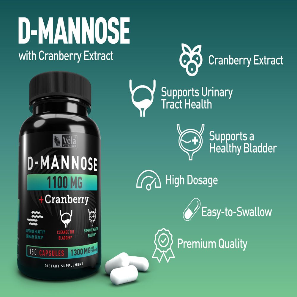 D-Mannose with Cranberry Extract for Bladder & Urinary Tract Health*