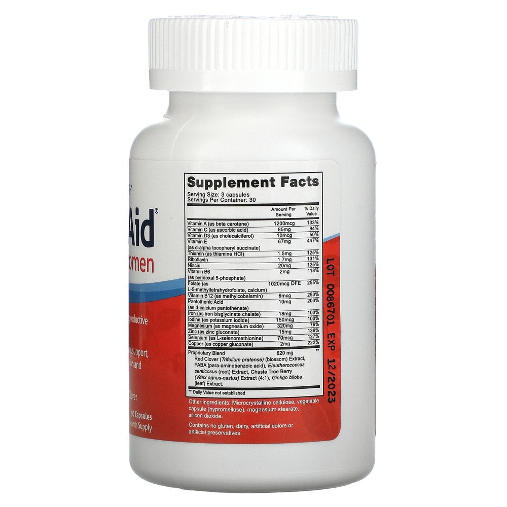 Fairhaven Health, Fertilaid for Women, 90 Capsules