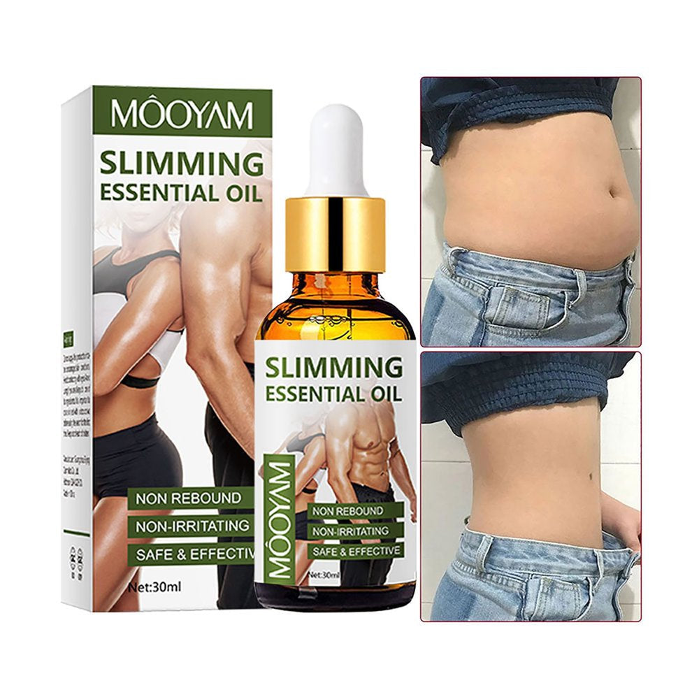 EJWQWQE Abdominal Massage Essential Oil Fitness Exercise Sweating Fever Fat Burning Fat Burst Milk Essential Oil（30Ml）