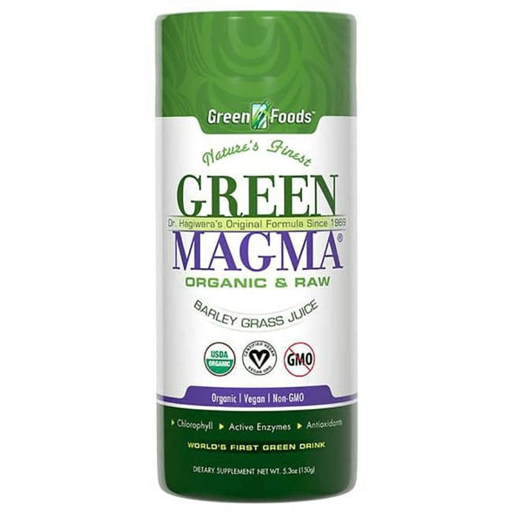 Green Foods Dr Hagiwara Green Magma Barley Grass Juice Powder - 5.3 Oz