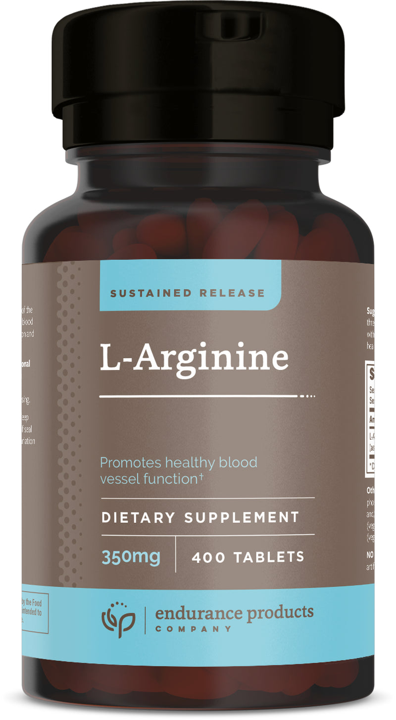 Endurance Products L - Arginine - 350Mg Sustained Release Dietary Supplement for Optimal Absorption - Nitric Oxide Precursor*, 400 Tablets Company