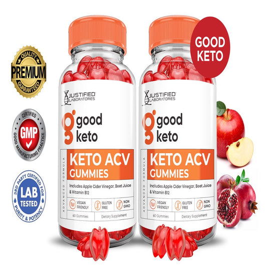 (2 Pack) Good Keto ACV Gummies 1000MG Dietary Supplement 120 Gummys - Nutricity.com.au