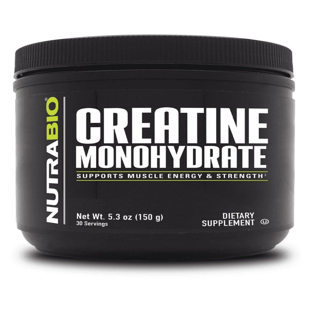 Nutrabio Creatine Monohydrate Powder 150 Gram 5.3 Ounces