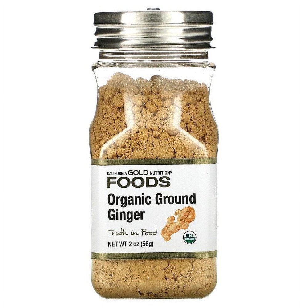 California Gold Nutrition, Organic Ground Ginger, 2 Oz