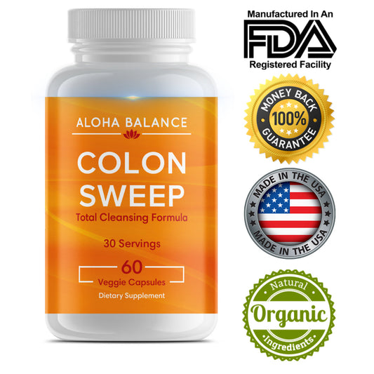 Colon Sweep - Digestive System Detox and Colon Cleanse Natural Supplement by Aloha Balance