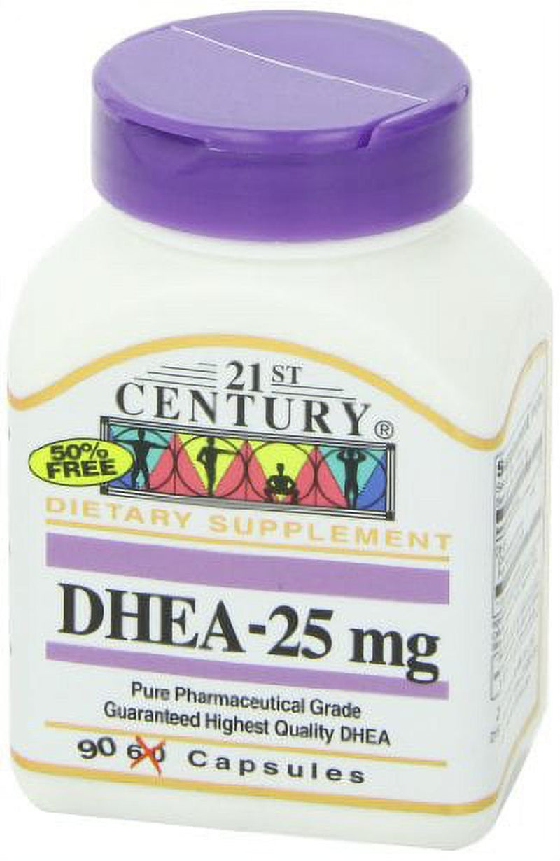 21St Century DHEA 25 Mg Capsules, 90 Count