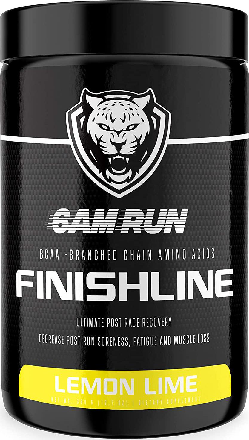 6AM RUN Finishline - Amino Energy Powder - Post Run Recovery Drink - Branch Chain Amino Acids Powder - Heal and Recovery Powder - Keto Post Workout Powder - Lemon Lime BCAA Powder - 50 Scoops