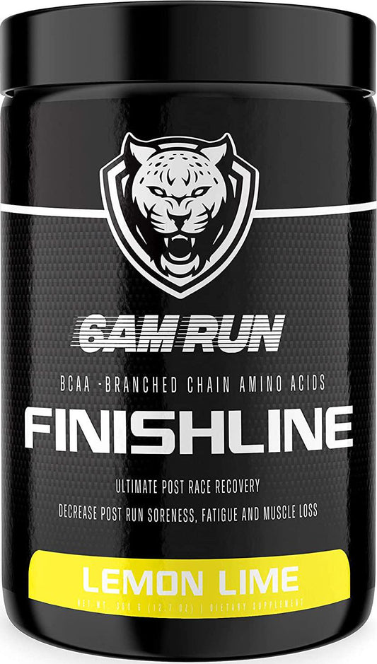 6AM RUN Finishline - Amino Energy Powder - Post Run Recovery Drink - Branch Chain Amino Acids Powder - Heal and Recovery Powder - Keto Post Workout Powder - Lemon Lime BCAA Powder - 50 Scoops