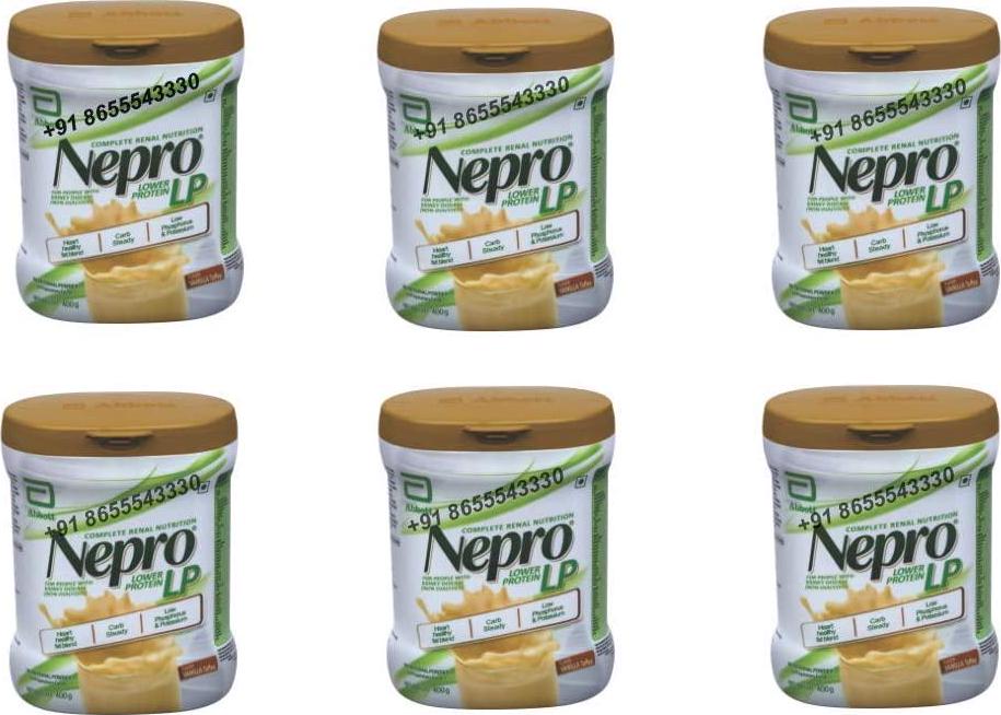 6 X 400gm Abbott Nepro LP Powder Vanilla Toffe - Complete Renal Nutrition Carb Steady Lower Protein for People with Kidney Disease (Non-DIALYZED)
