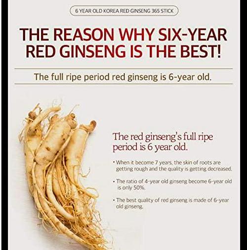 6 Years Red Ginseng 365 Stick