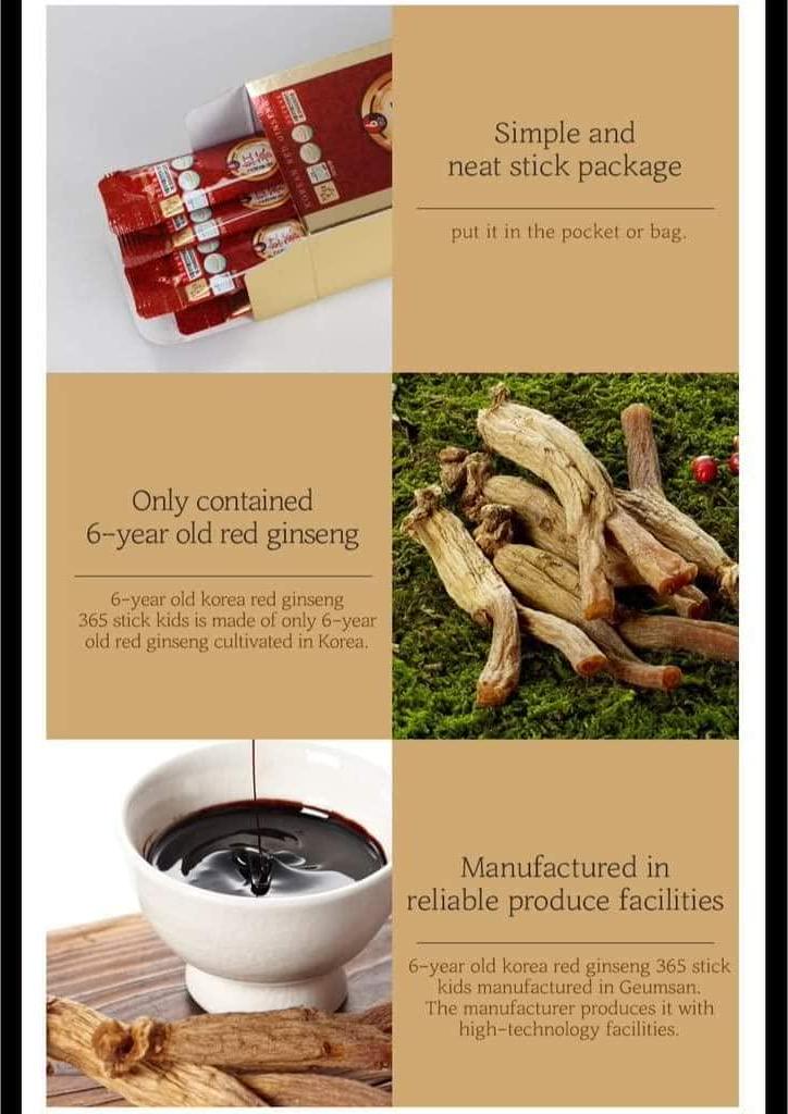 6 Years Red Ginseng 365 Stick