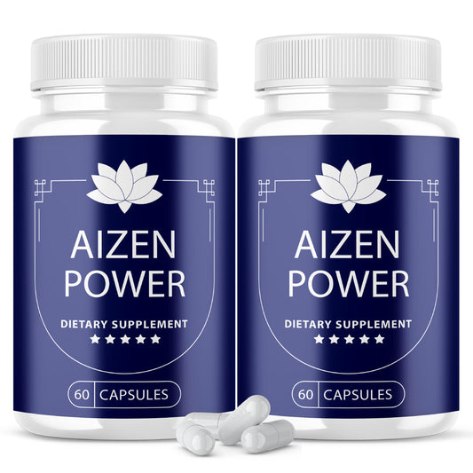 (2 Pack) Aizen Power for Men, 24 Hour Pills plus Enhancment Supplement Performance Support Advanced Formula (120 Capsules) - Nutricity.com.au