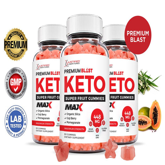 (3 Pack) Premium Blast Keto Max Gummies Dietary Supplement 180 Gummys - Nutricity.com.au