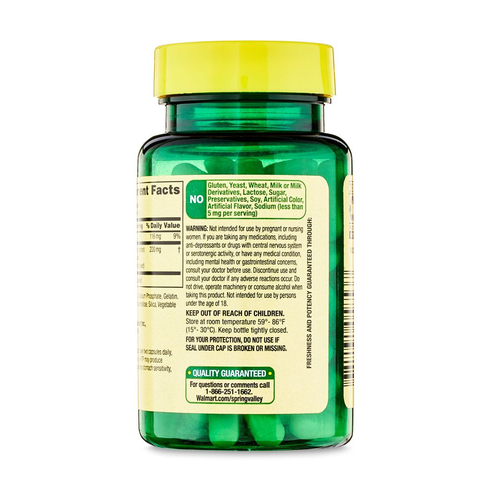 Spring Valley 5-HTP Capsules, 100 Mg, 30 Count