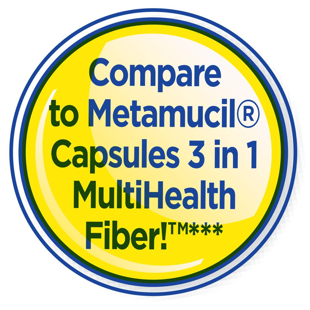 Equate Daily Fiber, 100% Psyllium Husk Dietary Supplement Capsules, 160 Count