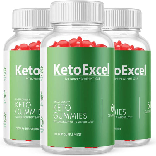 (3 Pack) Keto Excel ACV Gummies - Supplement for Weight Loss - Energy & Focus Boosting Dietary Supplements for Weight Management & Metabolism - Fat Burn - 180 Gummies - Nutricity.com.au