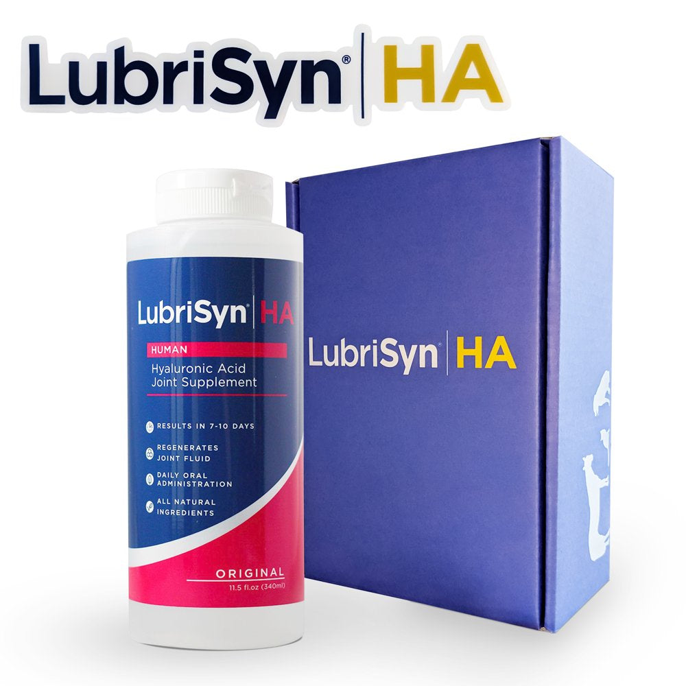 Lubrisyn HA Original Unflavored Liquid Joint Supplement Made in USA for Human Use: Proprietary Vegan Formula to Promote Joint Health and Advanced Support for Optimal Joint Health - 30 Day Supply