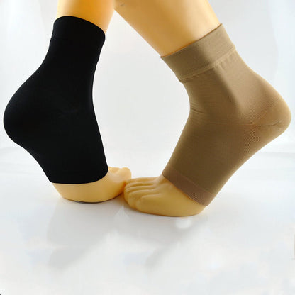 Ankle Compression Sleeve Open Toe Compression Socks for Swelling Plantar Fasciitis Sprain Neuropathy Foot Brace Support