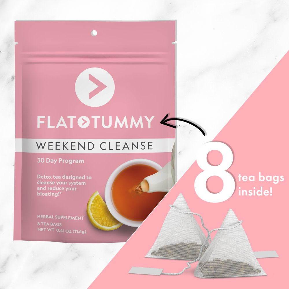 Colon Cleanse Detox by Flat Tummy Tea - 2-Day Detox & Cleanse - Dietary Supplement