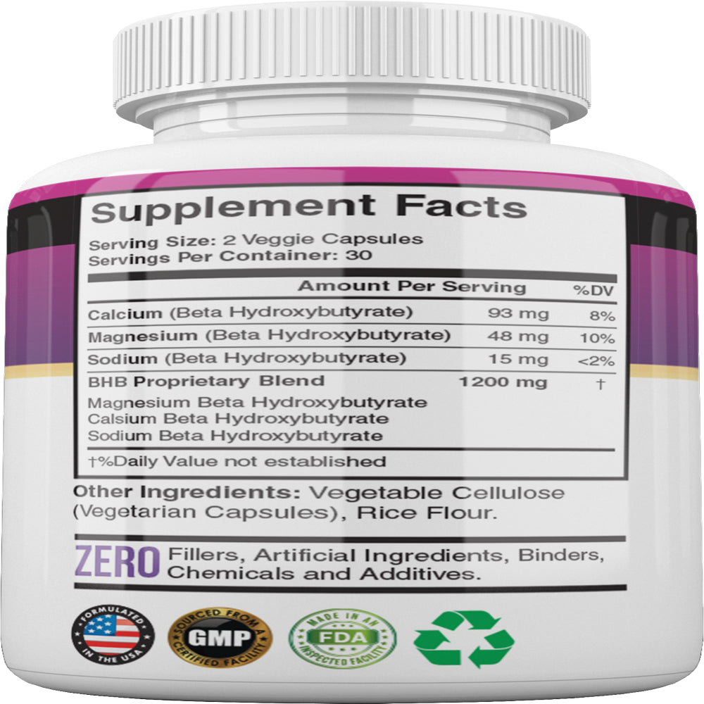 (3 Pack) Keto Diet Pills - Max Strength 1200Mg, Utilize Fat for Energy with Ketosis - Boost Energy & Focus, Manage Cravings, Support Metabolism - Keto BHB Supplement for Women and Men - Nutricity.com.au