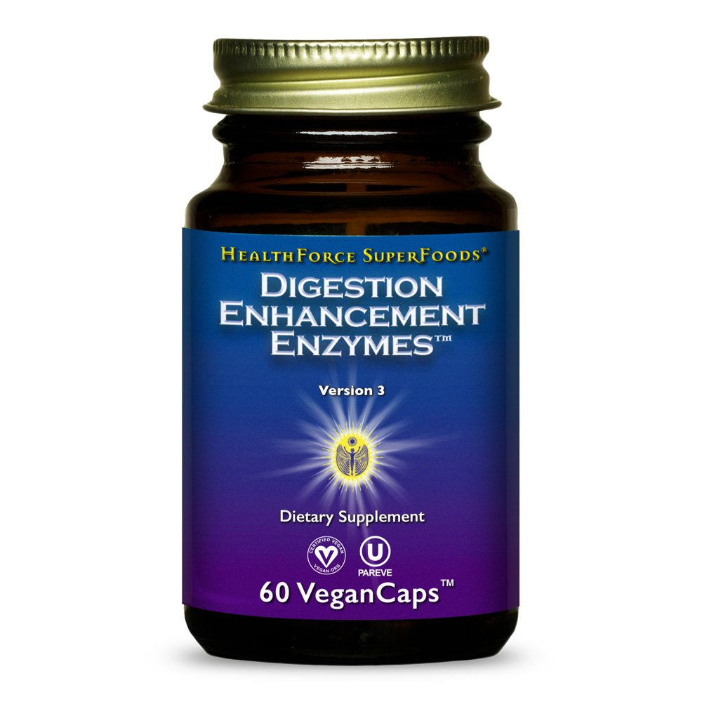 Digestion Enhancement Enzymes – 60 Vegancaps
