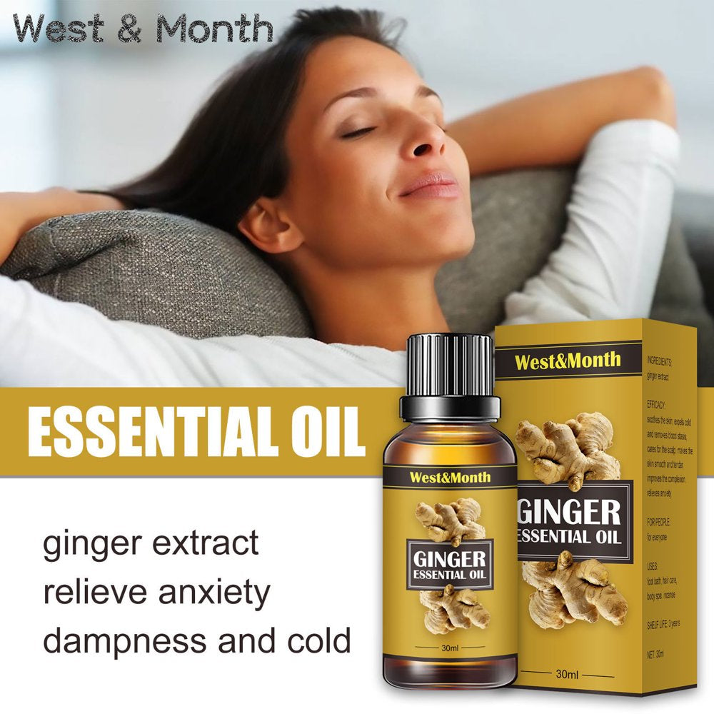 Black and Friday Deals CRAMAX Slimming Ginger Oil Belly Ginger Oil Ginger Oil Belly Button Slimming Stomach Massage Oil Anti-Cellulite Massage Oil Ginger Massage Oil 30Ml