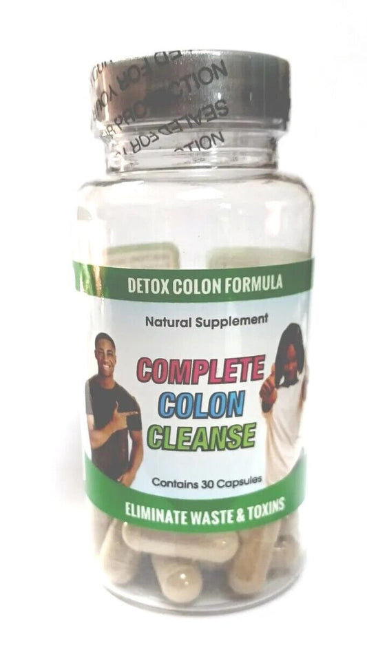 Complete Colon Cleanse Natural Supplement, 30 Capsules