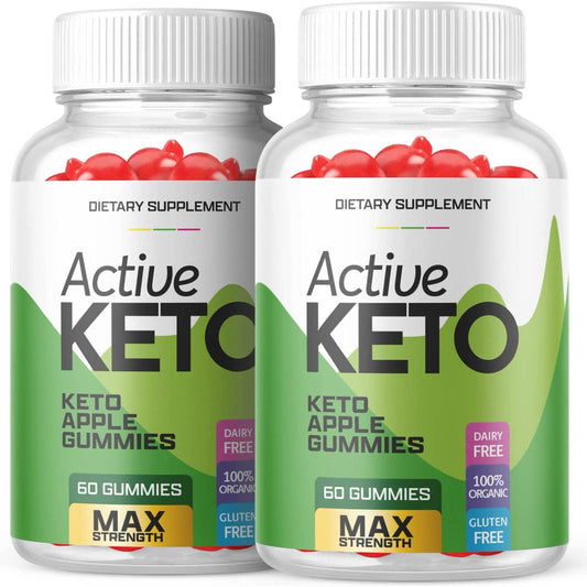 (2 Pack) Active Keto ACV Gummies - Supplement for Weight Loss - Energy & Focus Boosting Dietary Supplements for Weight Management & Metabolism - Fat Burn - 120 Gummies - Nutricity.com.au