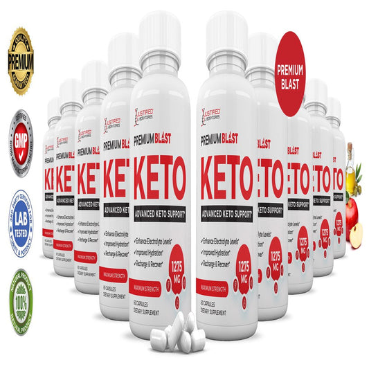 (10 Pack) Premium Blast Keto ACV Pills 1275Mg Dietary Supplement 600 Capsules - Nutricity.com.au