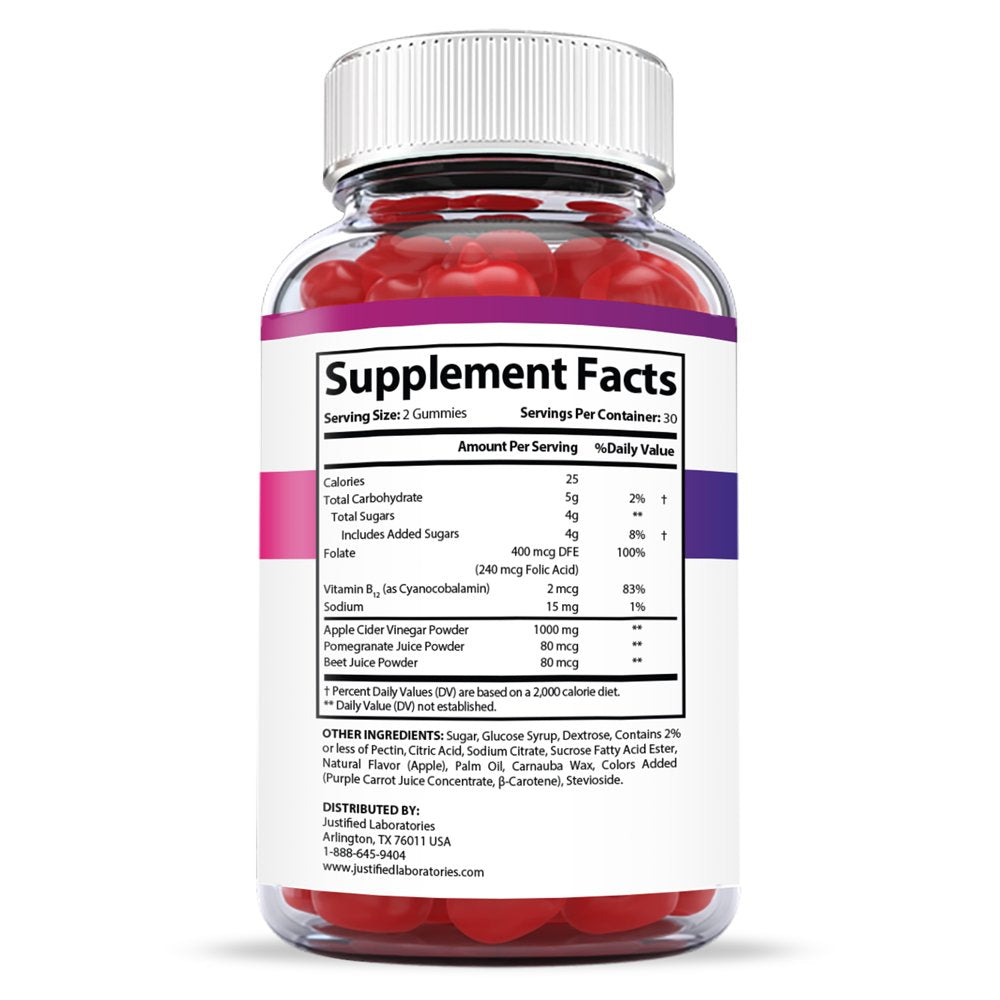F1 Keto ACV Gummies 1000MG Dietary Supplement 60 Gummys