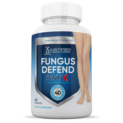 (5 Pack) Justified Laboratories Fungus Defend Max Probiotic 40 Billion CFU Supplement 300 Capsules