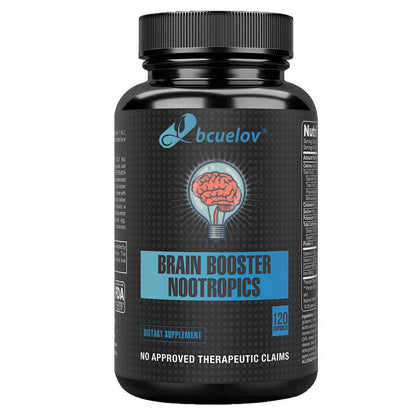 Super Nootropic Brain Booster Supplement - Enhance Focus, Boost Concentration & Improve Memory | Mind Enhancement with Ginkgo Biloba & St Johns Wort for Neuro Energy & IQ