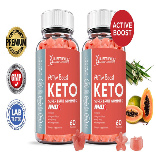 (2 Pack) Active Boost Keto Max Gummies Dietary Supplement 120 Gummys - Nutricity.com.au
