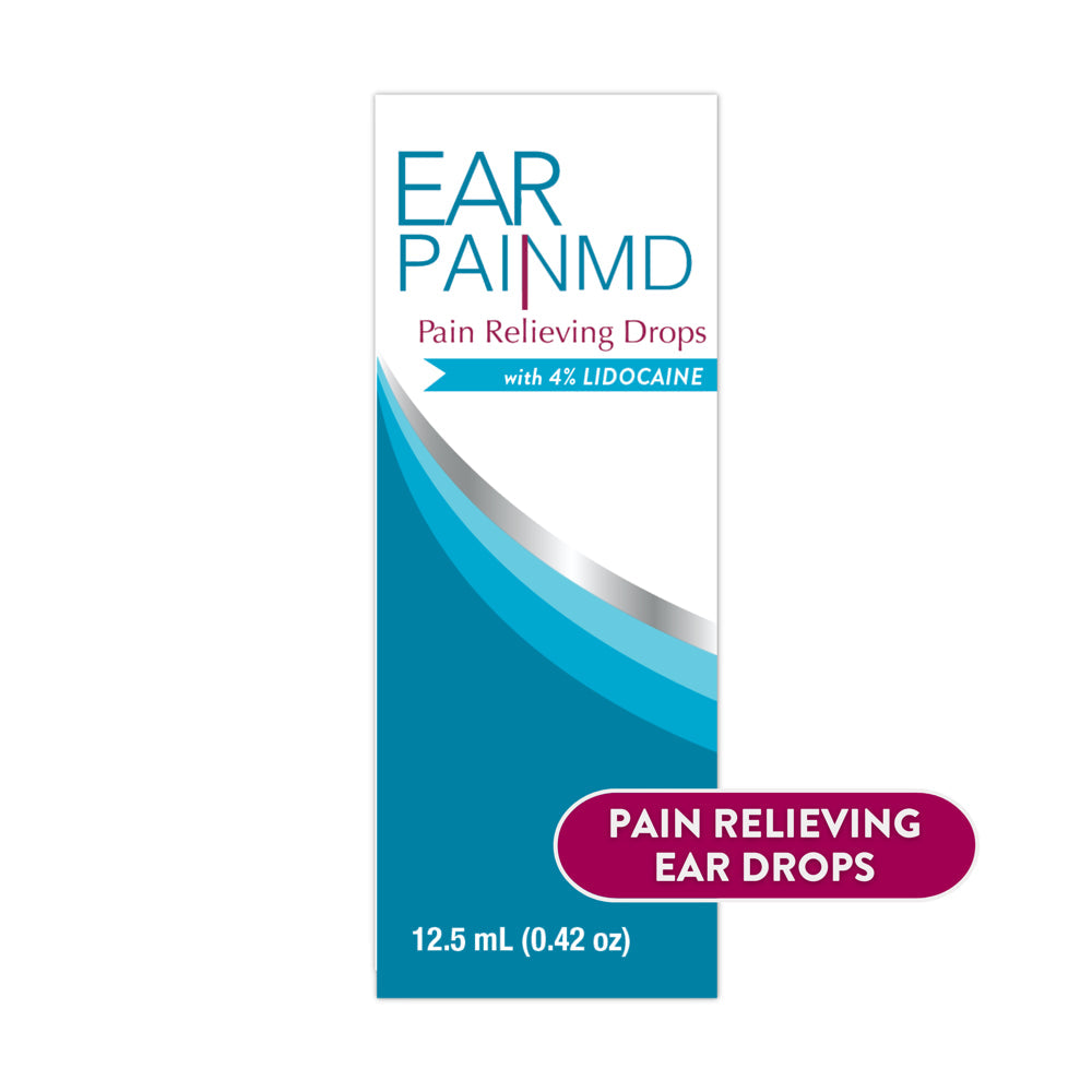 Eosera Ear Pain MD, Maximum Strength Ear Pain Relief Drops with 4% Lidocaine, .5 Fl. Oz.
