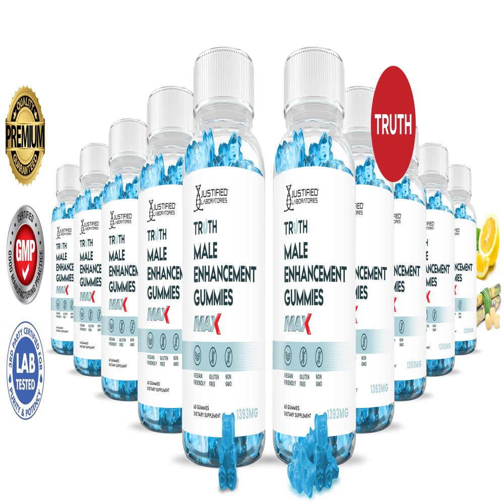 (10 Pack) Truth Male Enhancement Max Gummies 1393MG 600 Gummys - Nutricity.com.au