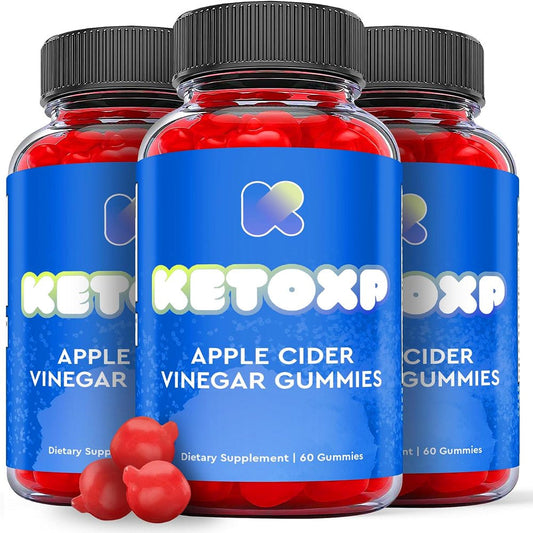 (3 Pack) Ketoxp Keto ACV Gummies - Apple Cider Vinegar Supplement for Weight Loss - Energy & Focus Boosting Dietary Supplements for Weight Management & Metabolism - Fat Burn - 180 Gummies - Nutricity.com.au