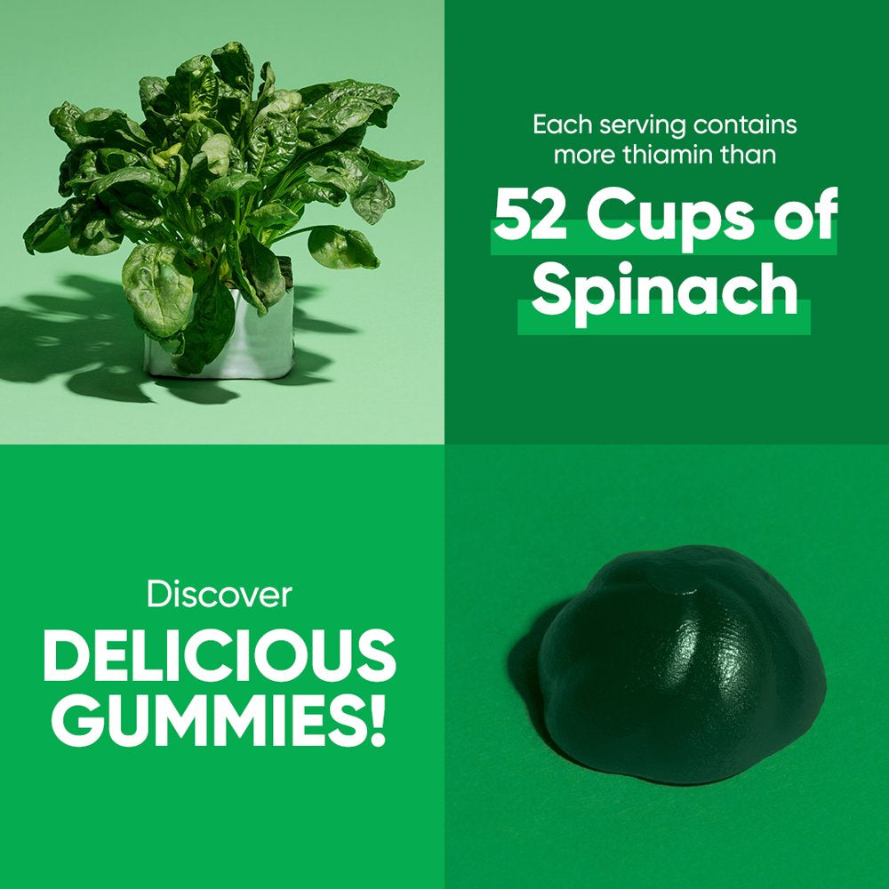 Goli Nutrition Supergreens Gummies, Super Green and Probiotic Blend Dietary Supplement, 60 Count